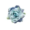 Borda Torrada Simulada Estilo Europeu Cabeça Pequena de Rosa DIY Borda Queimada Retro Flor Artificial Adorno de Cabeça Grampo de Cabelo Material de Flor Parede de Flores Arranjo de Flores