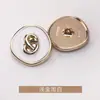 Abrigo Chaqueta Traje Formal Lana Metálica Cosido a Mano Goteo de Aceite Botones Botones Dorados