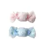 Encaje Estilo Hada Relleno de Algodón Dulce Tela Accesorios de Lazo DIY Bolsa Zapato Flor Sombrero Accesorios Ropa