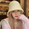 Ganga Especial Gorro de Punto de Celebridad de Internet Gorro de Invierno Cálido y a Prueba de Viento Gorro de Invierno para Mujer Lindo Gorro con Protección para las Orejas Gorro para Mujer