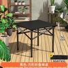 Mesa Plegable Set de Mesa y Sillas para Exteriores Mesa Engrosada Silla Resistente Portátil Camping Barbacoa Picnic Puesto Parque