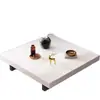 Mesa de café de pizarra para sala de estar, estilo italiano simple, adecuada para apartamentos pequeños, nuevo modelo 2026, lujo ligero moderno con un toque de alta gama