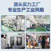 Xiaque 4 m 2 motor de imán permanente grande ventilador de techo industrial taller fábrica almacén centro comercial ventilación interior ventilador de enfriamiento