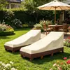 Oferta Caliente de Amazon Set de Dos Piezas Tela Oxford 210D Funda para Silla de Jardín Exterior a Prueba de Polvo Cubierta Protectora para Silla al Aire Libre
