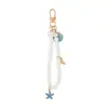 Exquisitos Accesorios de Flor con Goteo de Aceite, Llavero de Cadena de Perlas, Colgante para Teléfono, Funda para Auriculares, Decoración de Bolso, Pequeño Regalo para Mejor Amiga