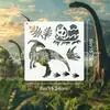 Amazon Floresta Alpina Tema Pintura Modelo Cruzamento Animal de Estimação Dinossauro Vazado Pintura Manual Graffiti Modelo de Impressão Pintura