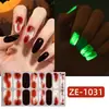 Zhengxiang Transfronterizo Nuevo Halloween Película Luminosa Esmalte Pasta para Uñas Telaraña Fantasma Diablo Pasta para Uñas Europea y Americana
