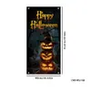 Cortina de puerta de bruja transfronteriza tela de fondo decoración pancarta Halloween atmósfera de terror bandera colgante calavera Cubierta de puerta de Halloween