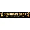 Nuevo Banner de Temporada de Graduación Fiesta de Celebración de Graduación Decoración de Aula al Aire Libre Banner de Poliéster Tela Colgante Diseño de Jardín