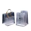 Bolsa Tote Transparente Plástico Frosted PP Bolsa de Regalo Bolsas de Empaque de Regalo Personalizadas para Maestros, Día del Niño, Bolsa de Regalo de Cumpleaños