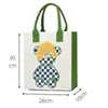 Bolsa de Celebridade da Internet, Bolsa de Feltro, Sacola de Compras, Sacola de Presente, Bolsa Tote de Feltro Simples Espessa, Bolsa de Feltro de Grande Capacidade