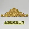 Estilo Europeo Villa Pared Exterior Entrada Puerta Decoración Triangular de Flores Tablero de Flores de Espuma EPS Forma de Tejado de Villa de Acero Ligero Relieve