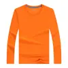 Ropa de trabajo de manga larga 50% poliéster-algodón, camisetas hechas a medida, polos, ropa de trabajo de otoño, camisetas publicitarias, bordado e impresión de logotipos