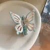 Pinza de Garra para Cabello con Lazo de Flor Tridimensional Estilo Mori Girl Mariposa Cereza Pinza de Tiburón Pinza de Resina para Cabello Accesorios para el Cabello Tocado