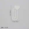 Clips para Papel Lindos Transfronterizos Estudiante Notas de Libro Portatarjetas de Archivo Clips de Papel Creativos DIY Clips de Papel Acrílicos