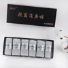[6 pares en caja] calcetines antibacterianos de algodón peinado para hombre, calcetines de algodón de color liso para las Cuatro Estaciones, de media pantorrilla, para negocios, calcetines desodorantes para hombre