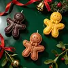 Caixa de Presente Vela de Natal Árvore de Natal Boneco de Gengibre Forma Criativa Vela Perfumada DIY Lembrança de Alta Qualidade Atacado
