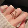 Año de la Serpiente Francés Retro de la Edad Media Anillo Abierto con Forma de Serpiente Zirconia Púrpura Anillo de Nicho Moda Accesorios Sensuales de Alta Gama