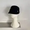 Chapéu de Equitação de Lã Estilo Intelectual Fumeng para Mulheres Outono Inverno Boina Reta Retrô Chapéu Balde Quente Versátil