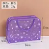 Bolsa de aseo portátil, bolsa de baño impermeable para viaje, bolsa organizadora de cosméticos portátil, bolsa transparente para almacenamiento de maquillaje