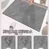 Tapete de Banheiro Super Absorvente, Tapete de Terra de Diatomáceas de Secagem Rápida, Tapete de Banho Antiderrapante para Box, Tapete de Entrada de Banheiro Antiderrapante