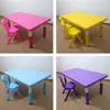 Mesa y silla de plástico ajustables para jardín de infantes mesa rectangular ajustable para aprendizaje infantil y silla mesa de juego y estudio ventas directas de fábrica