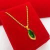 Colar de ouro de areia vietnamita feminino variedade de opcional de ouro de areia duradouro não desbota pingente gema joias de ouro atacado
