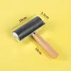 Herramientas de Impresión Rodillo Frotando Tinta Rodillo de Goma Mango de Madera 10cm Rodillo de Goma para Arte Mango de Madera Hongo de Madera Ma Lian 6cm Panel de Madera Pintura