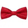 Gravata Borboleta Masculina para Negócios, Casamento, Festa, Traje de Noite, Gravata Borboleta de Poliéster Seda Jacquard, Gravata Borboleta Formal Retro de Alta Qualidade