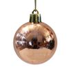 Bolas de Natal Criativas em Atacado, Enfeites para Árvore de Natal de Vitrine, Bolas Decorativas de Natal Brilhantes de Plástico Galvanizado, Podem Ser Impressas com Logo