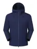 Chaqueta de Trabajo, Cortavientos, Transpirable, Con Capucha, Ropa Seca y Cómoda para Montañismo al Aire Libre, Actividades Grupales de Camping, Chaqueta con Logo Personalizado
