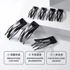 Pinza BB con peine de dientes tarjeta flequillo frente clip de una palabra lateral clip para cabello roto tocado tarjeta para el cabello organizador para mujeres