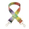 Nueva correa de hombro ancha con diseño de flor de transferencia de calor de color, accesorios de embalaje para bolsos de moda, correa de hombro cruzada, correa larga con borde cruzado