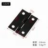 Bisagra pequeña de acero inoxidable con revestimiento negro para puerta de gabinete, bisagra plana de 1 a 4 pulgadas, fabricante Jieyang