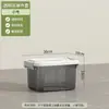 Caja de almacenamiento transparente, canasta grande de plástico engrosado para uso doméstico, organizador de ropa, caja para libros y juguetes, caja de almacenamiento de repuesto