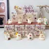 Meow Meow Studio Caja Sorpresa Figura Decorativa de Gato Lindo Dibujo Animado Gato Adorable Juguete de Moda Decoración de Escritorio para Estudiantes Adorno