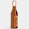 Venda Direta da Fábrica Bolsa Única para Vinho Tinto, Bolsa de Couro Portátil para Vinho, Embalagem de Caixa de Presente de Luxo para Vinho Champagne