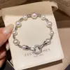 Pulseira de Pérolas Irregular Ajustável Estilo Francês, Design de Nicho, Pulseira Versátil, Luxo Leve, Sensação de Alto Padrão, Joias para Atacado