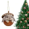 Adornos de Bellota de Animales del Bosque Fantástico Decoraciones de Animales de Piña Decoraciones Acrílicas para Colgar en Casa Decoraciones para Árbol de Navidad