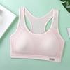 Novo Verão Naked Sense Mesh Girls 'Vest Desenvolvimento de Alunos do Ensino Médio Leve e Fino Respirável I-Back Roupa Interior Esportiva