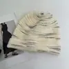 Gorro casual con puño para mujer, sombrero versátil de color mixto plisado para otoño e invierno que hace que la cara se vea más pequeña, gorro de punto para proteger los oídos