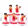 Decoraciones para Pasteles Horneados Mini Tenis Adornos Marco de Baloncesto Niño Dios Masculino Decoraciones para Mesa de Postres de Fiesta de Cumpleaños