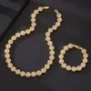 Rosto sorridente de diamantes completos Terno de corrente cubana Costura personalizada Liga de zinco com strass criativo Corrente cubana de 12 mm Fábrica atacado