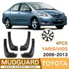 Adequado para Toyota Vios YARIS Sedan 4 Portas 2006~2012 08-13 para exportação protetor de para-lama de couro