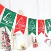 Bandera de Navidad Colgante Decoraciones Creativas para Árbol de Navidad Escena de Ambiente Disfraz Pequeños Adornos Colgante de Calcetines de Navidad
