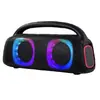 Caixas de Som de Festa Alto-falante Bluetooth Alta Potência Exterior à Prova d'Água Karaokê Dança Quadrada Portátil Alto-falante Grande