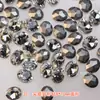 Rinestones de Cristal de Alta Calidad para Mini Arte de Uñas con Base Puntiaguda, Decoraciones de Rinestones Blancos Deslumbrantes de Forma Irregular para Uñas DIY, Rinestones Irregulares en Forma de Corazón para Uñas