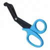Aço Inoxidável Preto Tesoura de Gaze Tesoura de Bandagem de Cotovelo Tesoura de Lona Doméstica Portátil Acampamento ao Ar Livre
