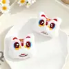 Figurilla de León Estilo Año Nuevo DIY de Dibujos Animados, Broche para Bolso, Llavero, Colgante Pequeño, Zapato, Ropa, Sombrero, Accesorios para Calcetines