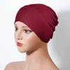 Touca de Algodão com Toque de Seda para Mulheres, Touca Elástica Que Pode Esconder o Cabelo, Alta Elasticidade, Não Forma Bolinhas